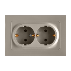 Розетка РС16-0542 песочный