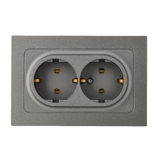 Розетка РС16-0542 карбон