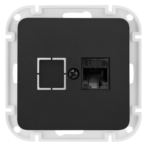 Розетка РК18-6511 карбон