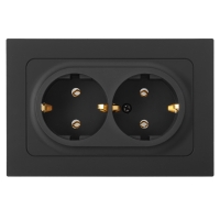 Розетка РС16-0542 карбон