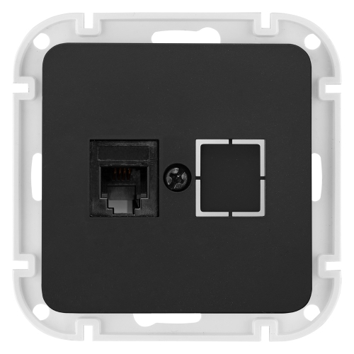 Розетка ТР4-6501 карбон