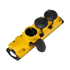 Розетка Р16-381 желтый